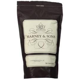 Harney & Sons Chamomile Caffeine-Free Premium Herbal Tea - Bag of 50 Sachets