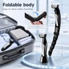 Mens Back Shaver with Long Handle, Multifunctional Cordless Back Shavers
