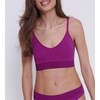 Sloggi Women's Ever Infused Multi VIT Bralette Bra, Violet