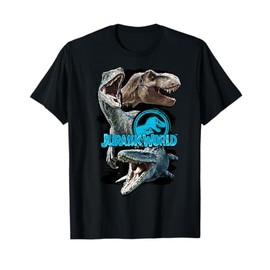 Jurassic World Paint Swipe Dinosaur Grid Maglietta