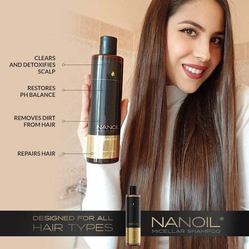 Micellar Shampoo with Keratin Nanoil Keratin Micellar Shampoo 300 ml