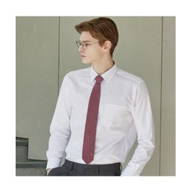 Daks Shirt Cubic All-Over Pattern Tie Red_DLF1ACF1105R2