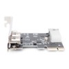 Digitus Internal IEEE 1394/Firewire interface cards/adapter - Digitus DIGITUS, PCIe,