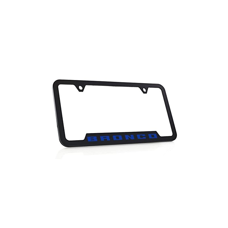Ford Bronco UV Printed License Plate Frame - Velocity Blue