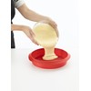 Lékué 1210724R01M033 Round Mold, Red, 24 cm