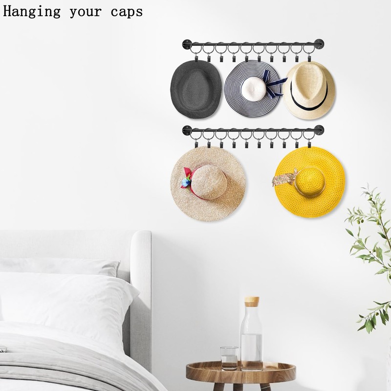 16 Pack Curtain Rings with Clips, Window Clip Rings Curtain