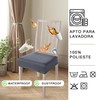 Viste tu hogar Pack of 6 Dining Room Chair Covers,