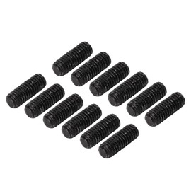 12Pcs Guitar Saddle Height Screws, Adjustment Electric Guitar Bridge Screws Guitar Bridge Screw (Black)