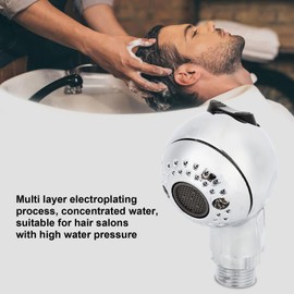 Joyzan Salon Shampoo Bowl Spray Head, Pedicure Chair Sparyer Shower Head Sink Faucet Attachment Replacement Part Side Control Button High Pressure Spa Barber Shop Rehab Hair Washing Dog Baby Bath