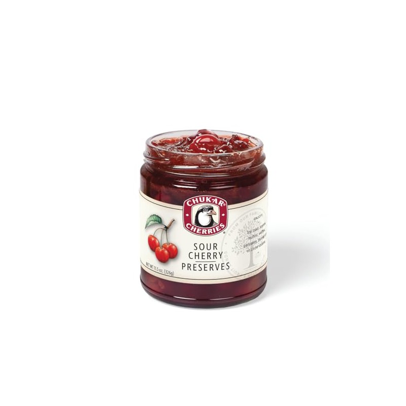 Chukar Cherries Sour Cherry Preserves (Pack of 4)