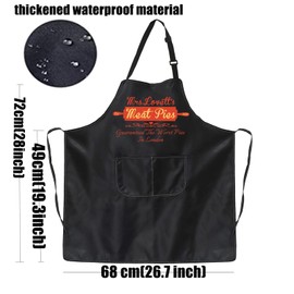 PXTIDY Mrs Lovetts Inspired Kitchen Apron Mrs Lovetts Meat Pies Est 1846 The Worst Pies In London Musical Lover Gifts
