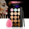 Kit De Maquillaje De Sombras De Ojos Con Paleta Correctora