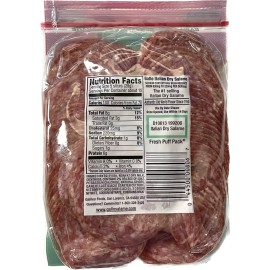 Gallo Salame 2 Pack Gallo Italian Dry Salame Pepperoni Sliced, 55% Less Fat, 60% Less Sodium - Dry Salame 60% Less Sodium Sliced