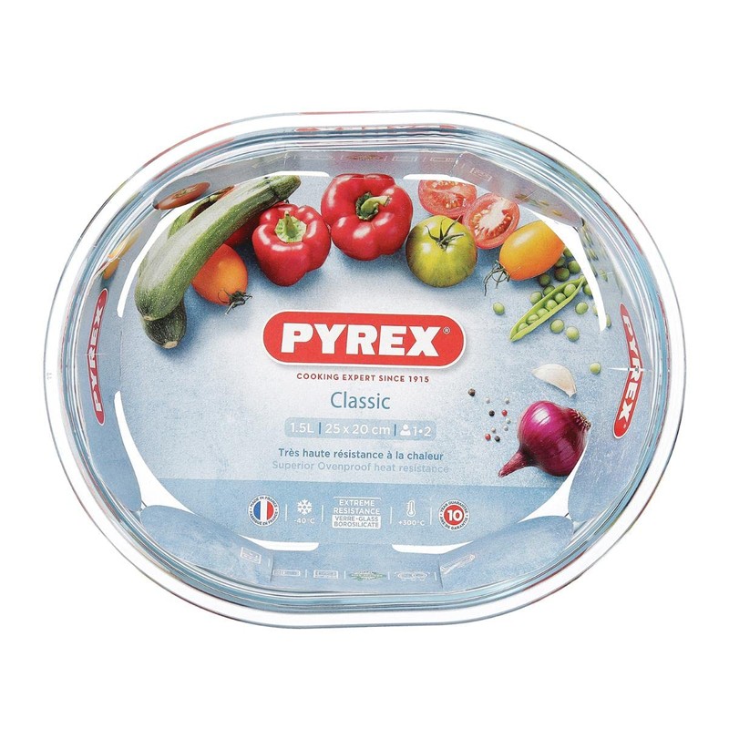 PYREX Oval Pie Dish 1.5L 132B000