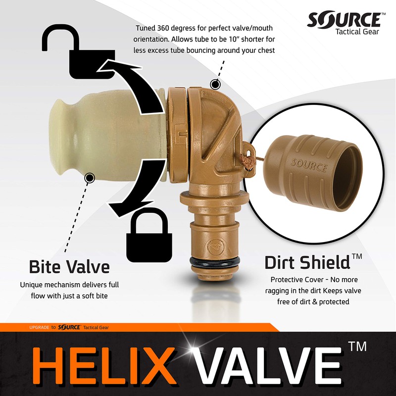 Source Herren Helix Bite Valve Kit Trinkwasserdüse, Koyote, One Size