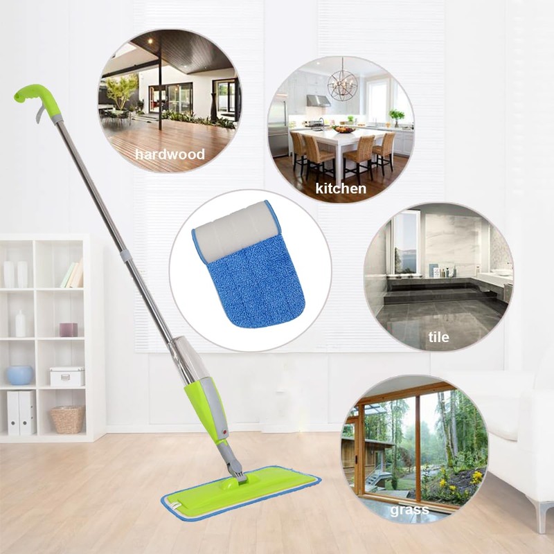 LOSYHU 10 Pack Spray Mop Replacement Pads for Wet/Dry Mops,