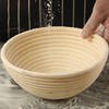 2pcs 10" Round Banneton Proofing Basket Round Bread Brotform with
