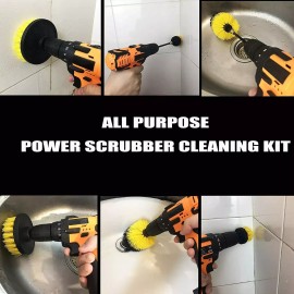 24h-USA Warehouse Shipping 22pcs-set All Purpose Cleaning Kit Electric Drill Brush Attachment Set Power Scrubber Cleaning Toolbrush size: assorted