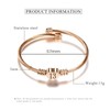 KunBead 13th Birthday Love Heart Rose Gold Tone Bracelets for