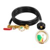 Propane Refill Adapter for 1 lb. Tanks,3 FT Propane Tank