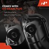 A-Premium Lower Engine Oil Pan Sump with Drain Plug &