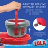 LOLA Revolution Spin Mop & Bucket System, 2 Pack, Braided