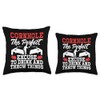 Cornhole Bean Bag Sack Toss Game Beer Cornhole Throw Pillow