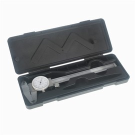 raseparter 6 Inch Dial Caliper Measuring Tool with Carry Case, 0.001 Inch Graduation, Measure Inside Outside Dimensions and Depth