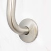 Shower Head Extension Arm with Flange,10.5 Inch High-Rise Curved S