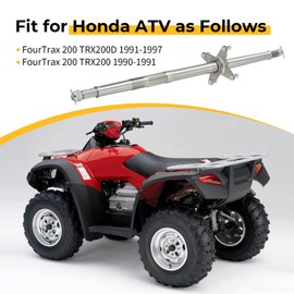 M MATI Rear Wheel Axle for Honda FourTrax 200 TRX200 TRX200D 1990-1997 42310-HF1-670 42310-HF1-680