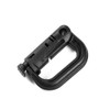 DraCra 12 Pack Tactical Gear Clips Lightweight Nylon D-Ring Locking