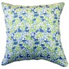 DDintex Floret LONDON Cushion Cover Poppy & Daisy Green 45x45cm