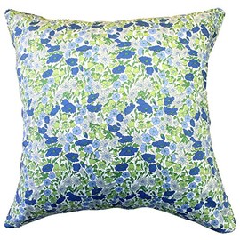 DDintex Floret LONDON Cushion Cover Poppy & Daisy Green 45x45cm [With Liberty Print]