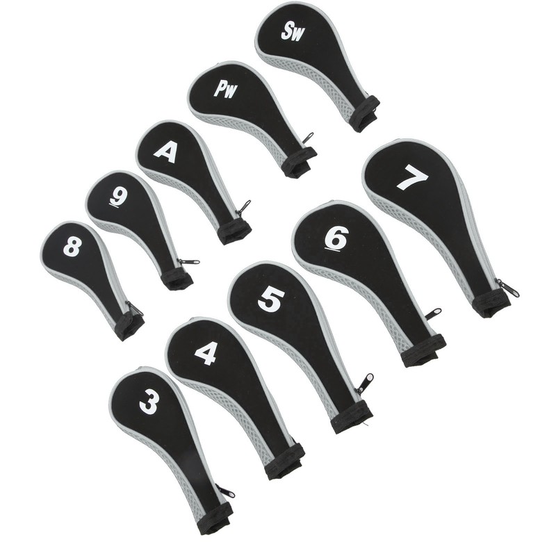 10Pcs Golf Club Head Cover Neoprene Golf Head Cover for