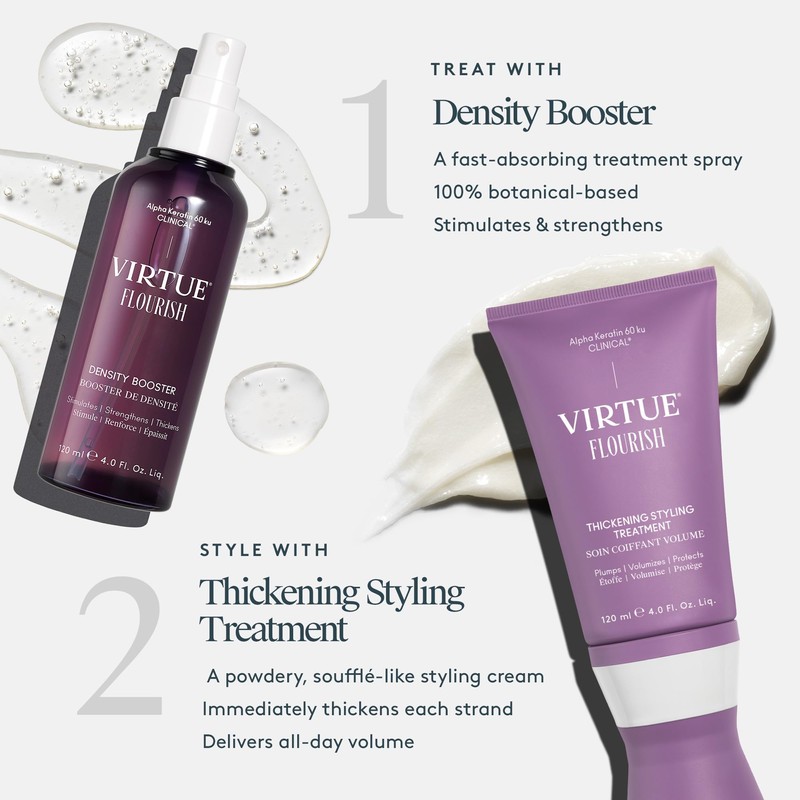 Virtue Flourish Density Booster Spray for Hair Growth | Thinning