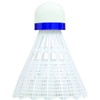 Talbot-Torro Badminton Shuttlecocks Tech 350, 3 Pieces, White, Speed: Blue/Medium,