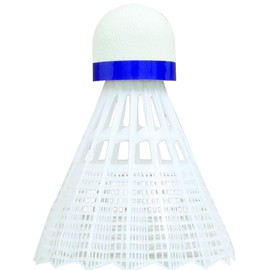 Talbot-Torro Badminton Shuttlecocks Tech 350, 3 Pieces, White, Speed: Blue/Medium, Nylon, 479112