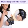 Fotgok Arm Sling with Silver Silk Fabric, Breathable Shoulder Brace