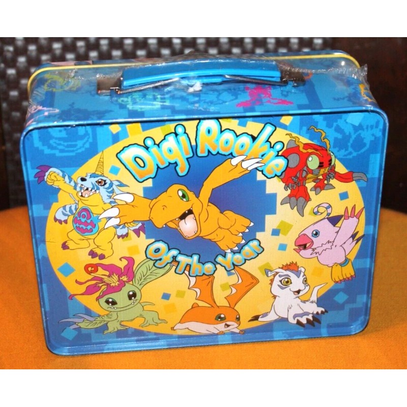TOEI NEW IN PACKAGE 2000 DIGIMON DIGITAL MONSTERS TIN LUNCHBOX
