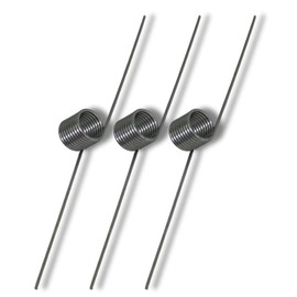 Spiralim Wire Diameter 0.03 inch (0.7 mm) Torsion Spring Kick Spring 180° Spring Torsion Spring (6) Coil Outer Diameter 0.3 inches (7.0 mm)