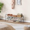 Hoctieon 2 Tier Shoe Rack for Closet, Shoe Rack Free