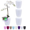 SANTINO Set of 4 Orchid Pots D 12 cm Self-Watering