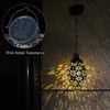 (2 Pack) Hanging Solar Lights, Tomshine Solar Lantern LED Moroccan