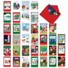 NobleWorks 36 Assorted Box Set Funny Christmas Greeting Cards w/5