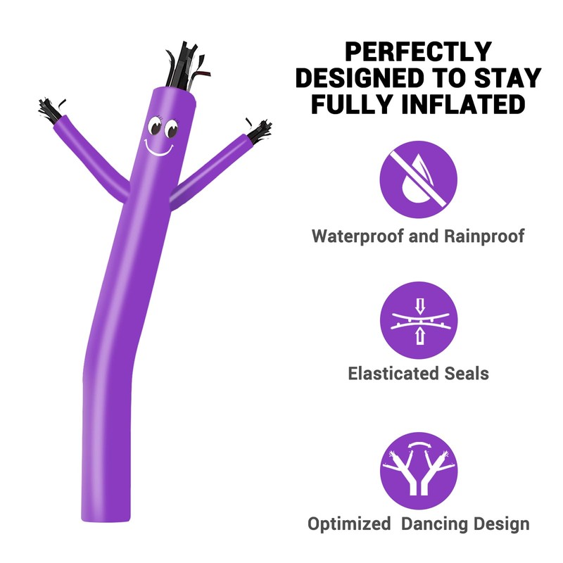 MOUNTO 8ft Inflatable Dancer Tube Man Replacement, (Blower Not Included),