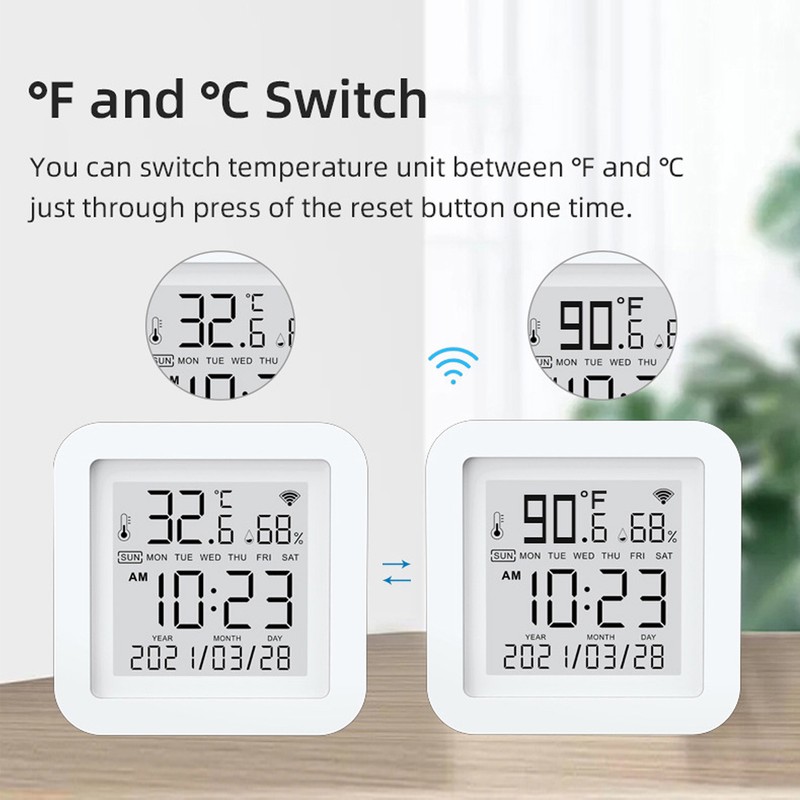 WiFi Temperature Humidity Sensor Professional High Sensitivity Remote APP Wireless