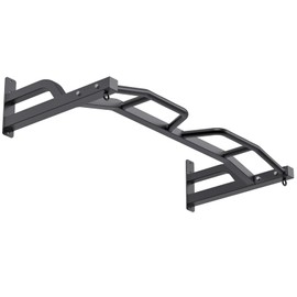 Kipika 48" Ceiling Mounted Pull Up Bar, Heavy Duty Multi-Grip Chin Up Bar,Mounted Pullup Bar, Adjustable Height, Pull Up Bands for Chin Ups & Body Stretching, Ideal for Home Gym and Strength Training (48" Wall Mounted Pull Up Bar)