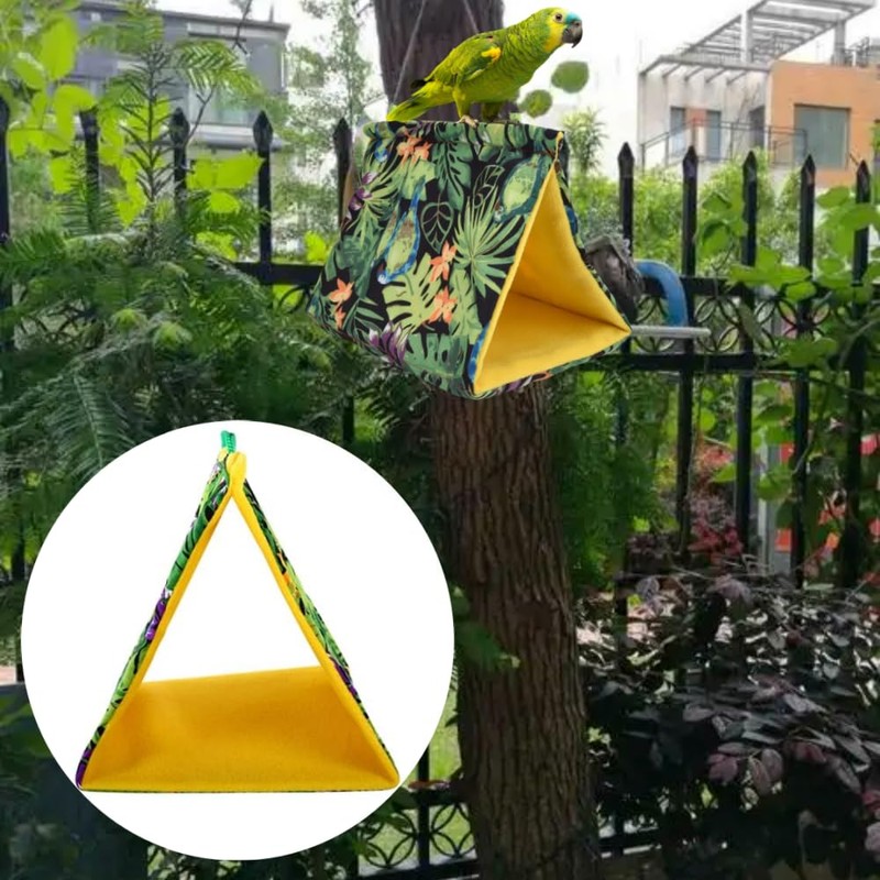 Kovcfon Parrot Hanging Cage Small Pet Warm Hanging Bed for