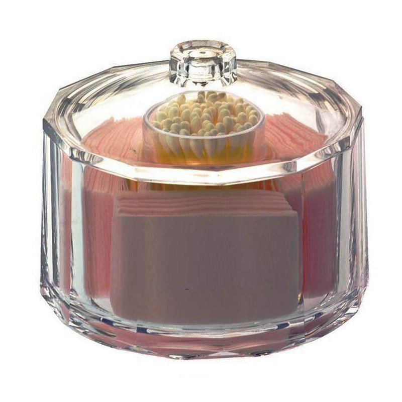 YTBH-08085 Acrylic Candy Bowl with Lid Diameter 14.7 cm x