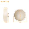 HJLSWXKQ 15inch Wall-Mount Silent Chinchilla Wheel - Wooden Exercise Wheel